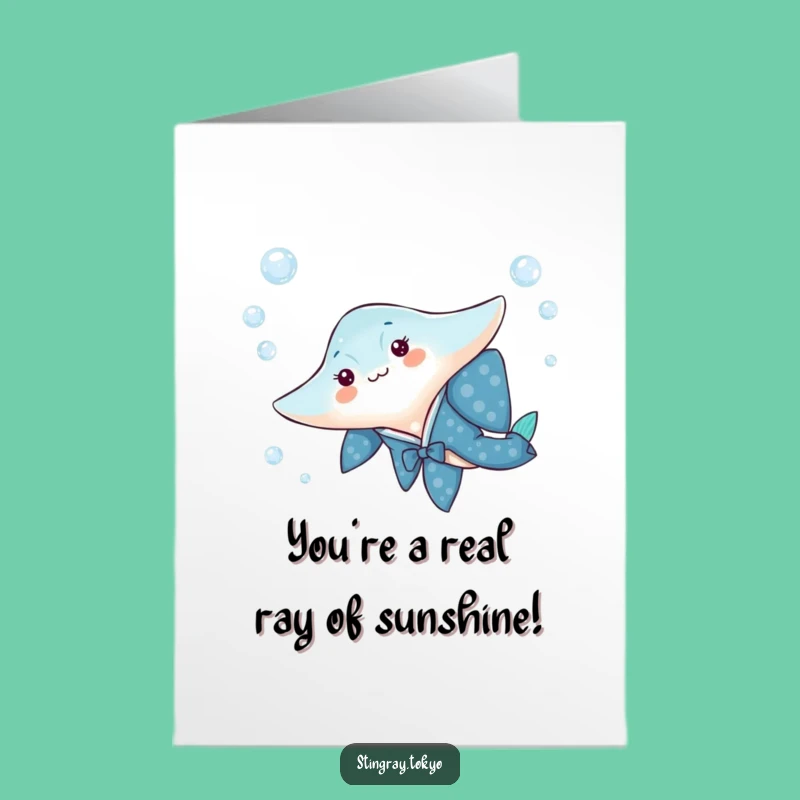 Free Printable Congrats Card: Stingray's Kimono Glide for Your Success